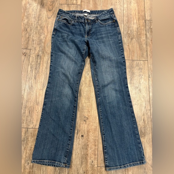 Christopher & Banks Denim - Christopher & Banks Dark Blue Flare Jeans